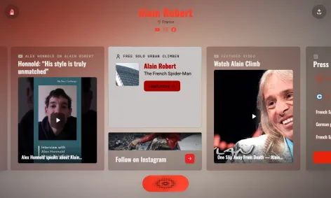 Alain Robert Space